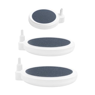 Luftsteine für Aquarien, runder Bubbler-Blasendiffusor für Teiche, Aquarien, Hydrokultur, DWC-Behälter, Luftpumpenzubehör S