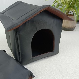 Faltbares Katzenhaus, wasserdichtes Haustierhaus für den Außenbereich, für kleine Hunde, Kätzchen, Welpen, Höhle, Nest mit Ha