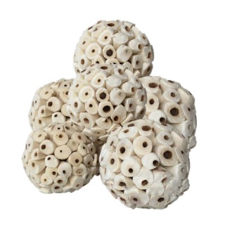 Natürliche Sola-Bälle, weiches Kauspielzeug für Vögel, Papageien, Chinchillas, Hamster, Meerschweinchen