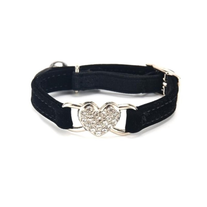 Für Katze Kragen Welpen Sicherheit Kragen mit Gummiband Kätzchen Kragen für Kleine Hunde mit und Herz Decor Mehrere Co x3UC b