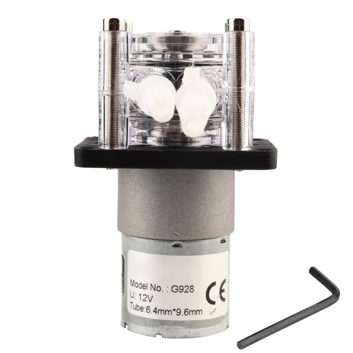 12-V-Schlauchpumpe, Schlauchpumpe für Aquarien, DC 12 V, Schlauchpumpe mit hohem Durchfluss, Schlauchvakuum für analytisches