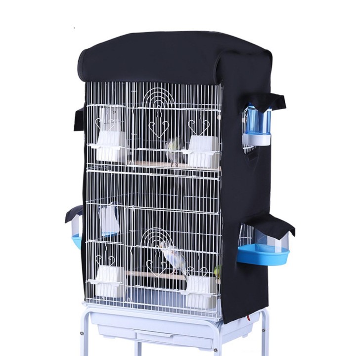 Vogelkäfig-Abdeckung, winddicht, Klett-Türabdeckung, Haustier-Lichtschutzabdeckung, Vogelkäfig-Abdeckung, wasserdichtes Tuch,
