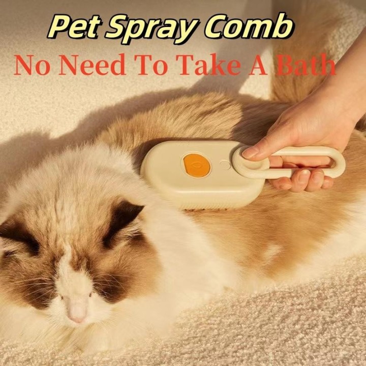 Pet Dampf Pinsel Katze Hund Reinigung Dampf Spray Massage Schönheit Kamm 3 In 1 Haar Entfernung Pflege Liefert Haustiere zube