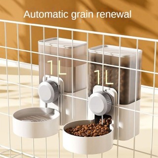 Hund Feeder Große Kapazität Hängenden Käfig Automatische Hund Wasser Brunnen Kaninchen Wasserkocher Katze Hängenden Käfig Was