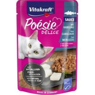 Vitakraft Poésie Délice mit Kabeljau in Sauce