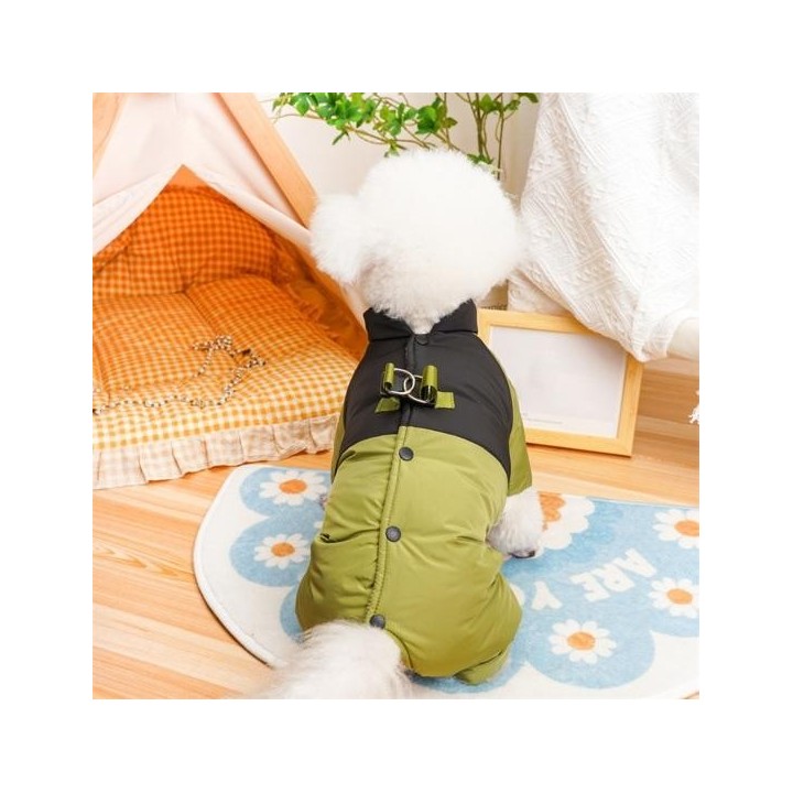 Wintermantel für Hunde, warme Thermojacke für Haustiere, für kaltes Wetter, Einteiler für kleine Hunde, Outdoor-Reisefotograf