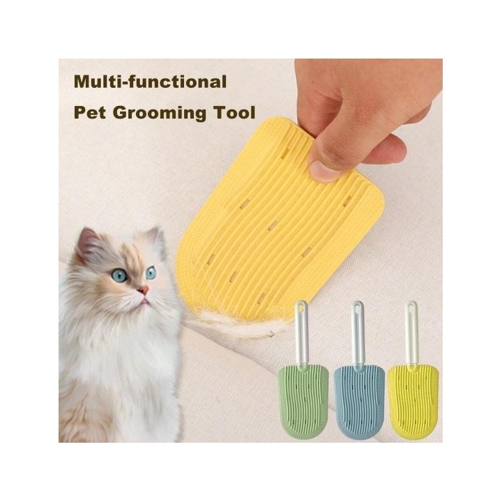 Zungenkamm für Katzen, Cartoon-Eiscreme, Katzenzungenbürste, Haustierpflege-Massagewerkzeug für die Haarentfernung bei Hunden