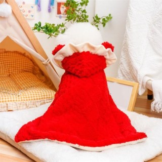 Haustiermantel mit Kapuze, warmes Fleece-Winterkostüm für Hunde, Hundebekleidung für kaltes Wetter für den täglichen Gebrauch