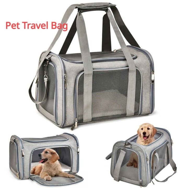 Hundetragetasche, faltbar, atmungsaktiv, für Haustiere, Reisetasche für ausgehende Reisen, Tragetasche für Katzen und Hunde,