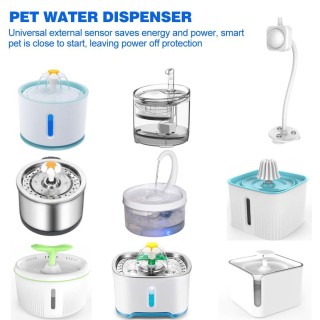 Smart Motion Sensor für Katze Hund Wasserbrunnen Spender Automatische Induktion Filter USB Universal Infrarot Sensor Wasser S