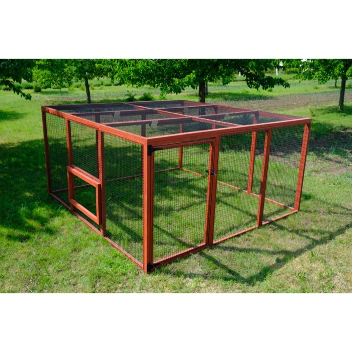 Hühnerauslauf Gross EZ Chicken Home 8,76 m² Hergestellt in EU