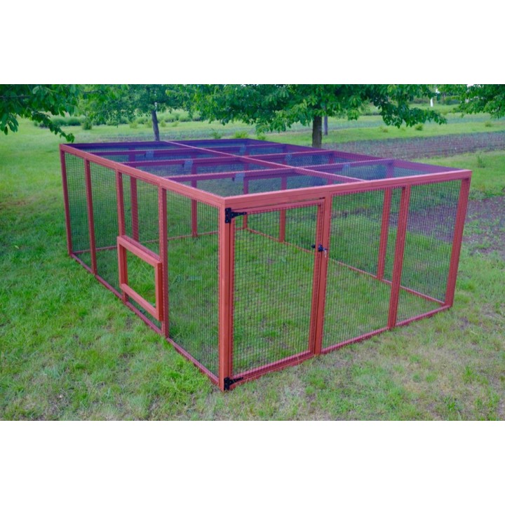 Hühnerauslauf XL EZ Chicken Home 12,24 m² Hergestellt in EU