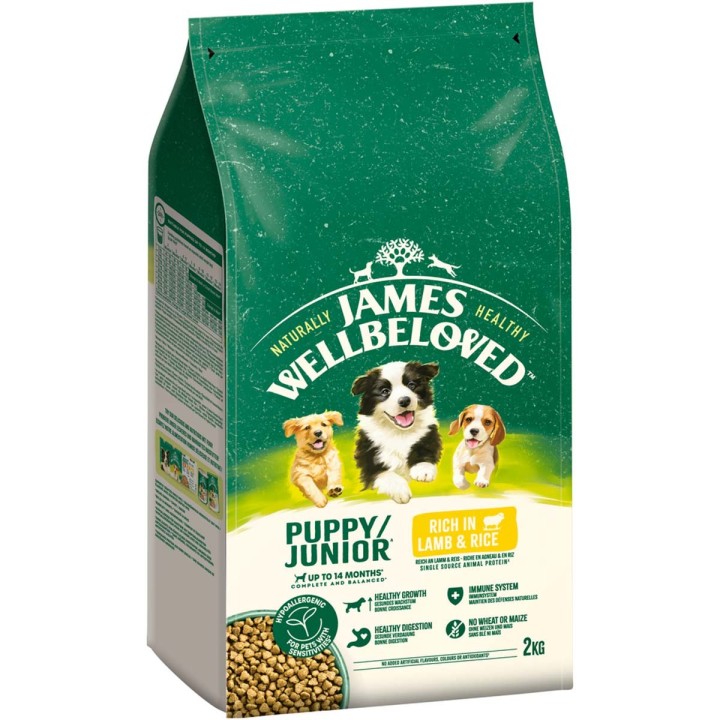 JAMES WELLBELOVED Junior Lamm & Reis 2 kg