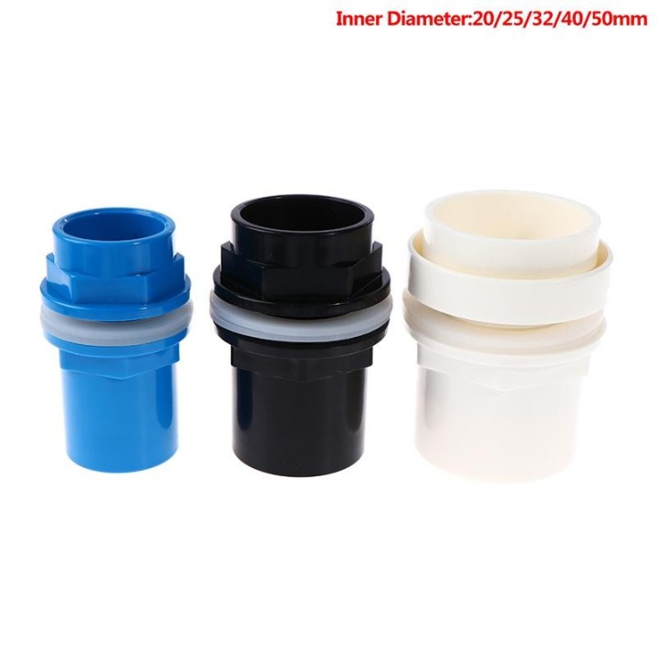 20-50Mm PVC-Anschlüsse verdicken Fisch Tank Rohr Garten Abflussrohr Adapter 20mm