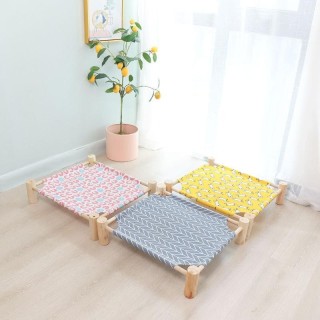 Abnehmbares und waschbares Haustier-Feldbett, bequemes Katzennest für alle Jahreszeiten, feuchtigkeitsbeständiges Katzenbett