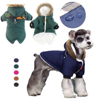 Haustier Hund Kleidung Winter Warm Hund Winddicht Mantel Hunde Jacke Dickere Baumwolle Mäntel Padded Chihuahua Bulldog Beklei