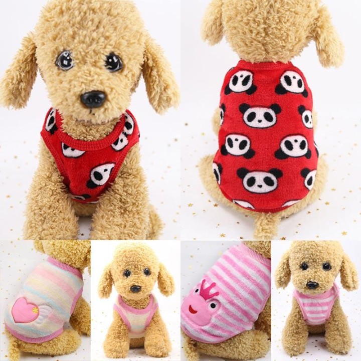 Warme Winter-Haustierkleidung für kleine Hunde und Katzen, bequem, exquisite Geschenke, Party, einzigartig, Samt, Cartoon-Kat