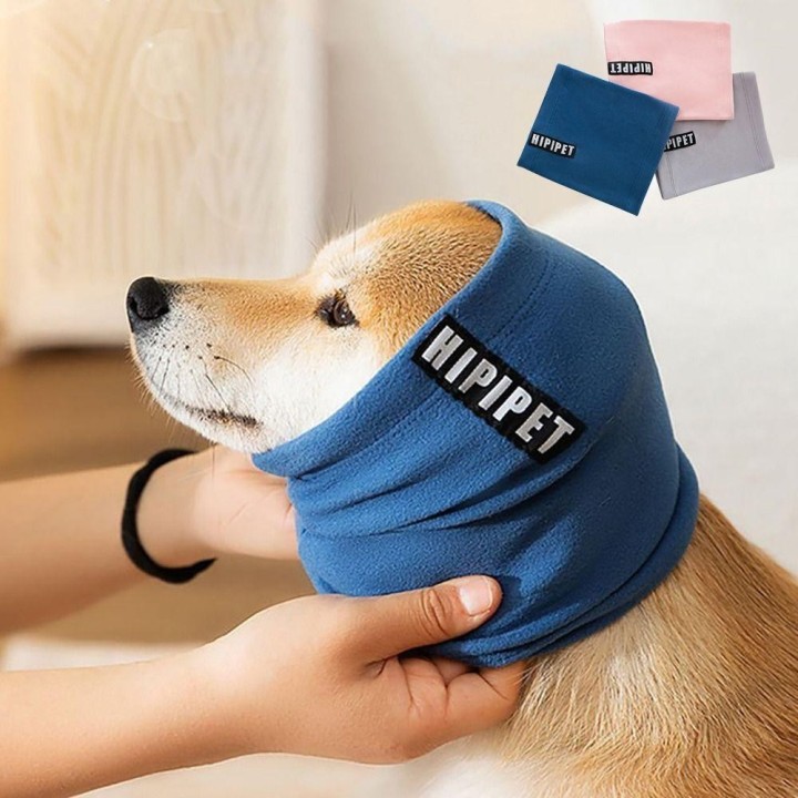 Warmer, beruhigender Ohrenschützer für Hunde, Halsband, Welpenschal, Halstuch für kleine, mittelgroße und große Hunde und Kat