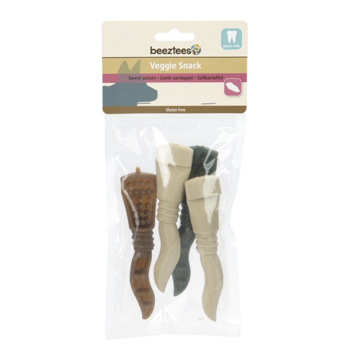 Beeztees Veggie Zahnpflege Snack - 4 x 13 cm