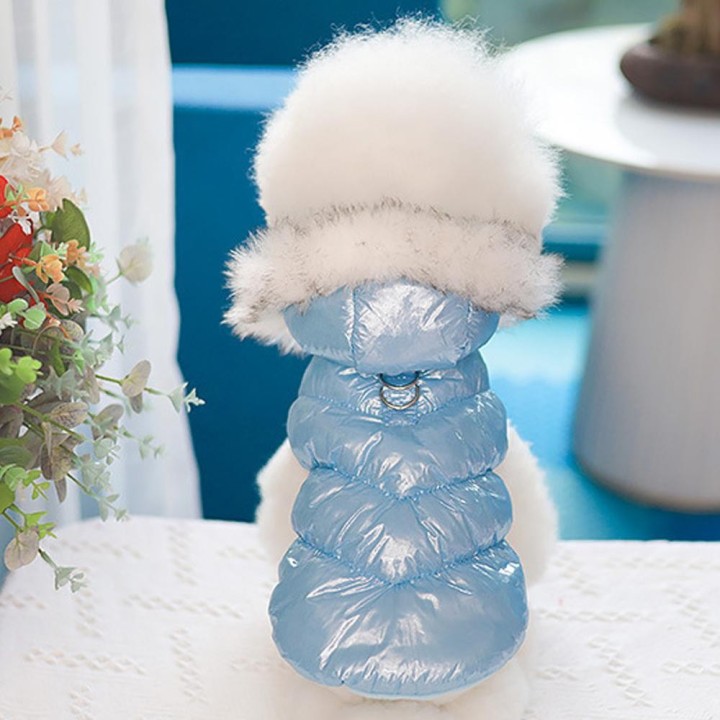 Hundemantel, wasserdichte Winterjacke, Hundemäntel, Schneeanzug, winddicht, für Welpen, warme Daunenjacke, Puffermantel, Wint