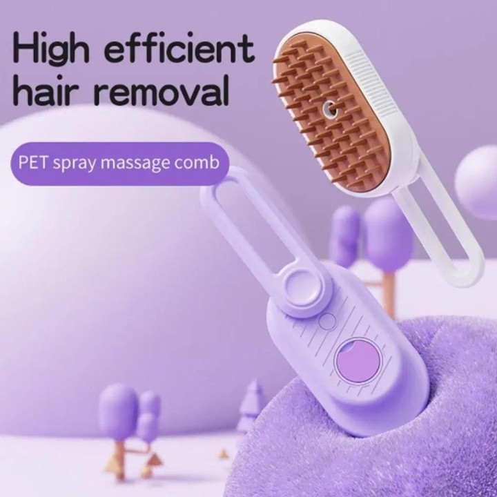 Pflege Kamm Katze Dampf Bürste Anti Fliegende Haare Haustier Haar Entfernung Kamm Haustier Spray Massage Bürste Haustier styl