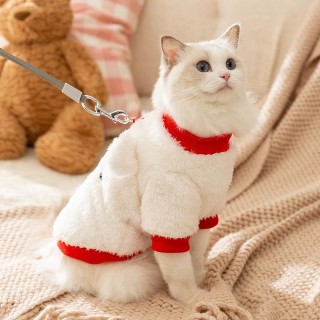 Warme Haustierkleidung, süßer Druckmantel, Hemdjacke für kleine und mittelgroße Hunde, Katzen, Teddy, französische Bulldogge,