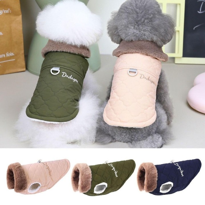 Chihuahua Haustierbekleidung Hund Warm Fleece gepolstert Winter Katze Kleidung Hunde Katze Mantel Welpen Hund Jacke Weste M g