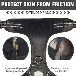 Taktisches Hundegeschirr, verstellbares Haustier, Arbeitstraining, Militärdienstweste, reflektierendes Hundegeschirr für klei