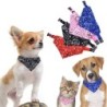 Plaid mit Kragen Hundehalstuch Hunde Bandana Haustier Dreieckstuch Haustierzubehör Katzen Schal S schwarz