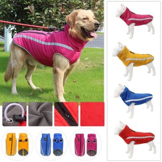 Haustierkleidung Herbst und Winter Neue wasserdichte warme Hundejacke Verdickte Par Fleecejacke Haustierkleidung XXXXXL