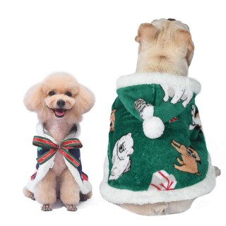 Weihnachtskleidung für Haustiere, Halloween-Umhang für Hunde, Robe, Weihnachtskleidung für Hunde, Haustierkostüm, Haustierbed