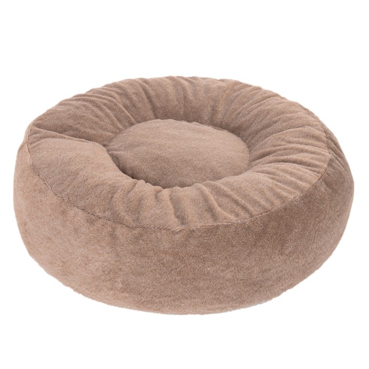 Hundebett Flocke - Ersatzbezug Ø 65 cm, braun