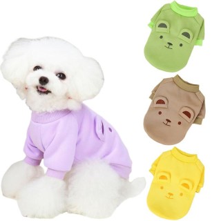 Niedliche Bären-Haustierkleidung für kleine und mittelgroße Hunde, Katzen, Jacke, warme Welpenweste, Mopsmantel, Chihuahua, f