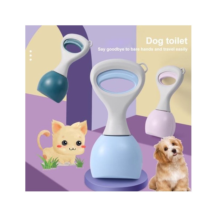 Kotschaufel für Haustiere, große Kapazität, unzerbrechliches ABS, faltbar, hochfest, Reinigungswerkzeug für Hundekotschaufel