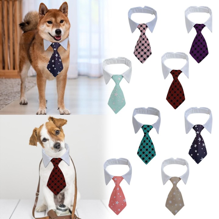 Haustier-Fliege, verstellbare Haustier-Hundekatzen-Krawatte für mittelgroße Haustier-Smoking One Size rosa