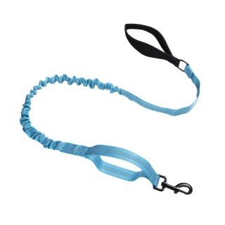 Taktisches Hundeseil aus Nylon mit zwei Griffen + explosionsgeschütztes reflektierendes Zugseil + dehnbares elastisches Seil