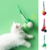 Kratzspielzeug für Katzen, integriertes, kratzfestes Haustier-Rasselstein, Sisal, Kratzkatze, hängendes Ballspielzeug, Heimti