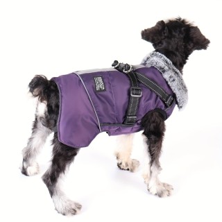 Hundebekleidungsweste mit reflektierendem Streifen, warmer und bequemer Mantel für den Winter, geeignet für Outdoor-Aktivität