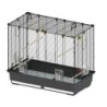 Ferplast Vogelkäfig Piano 6 - braun / schwarz: L 87 x B 46,5 x H 70 cm