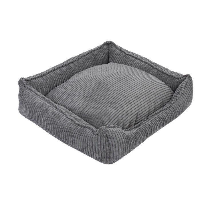Modern Living Hundebett Helena - L 65 x B 60 x H 18 cm, grau