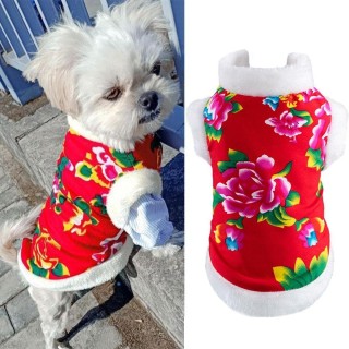 Weiche Katzen, warme Kleidung, jubelndes Haustierkostüm für kaltes Wetter, Hundemantel, Kleidung für kleine Hunde, Welpe S(1.