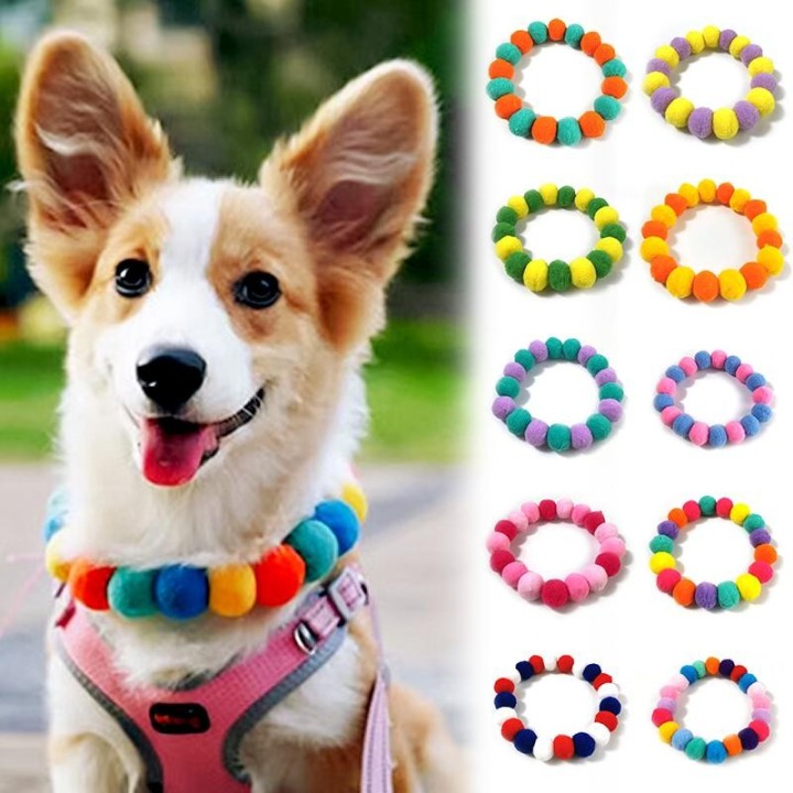 Hunde-/Katzenhalsband, Halskette, Haarballen, Halsband, Foto-Requisiten, Dekorationen, Heimtierbedarf XS