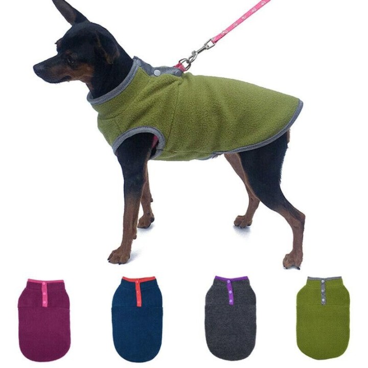 Neue Winter-Hundeuniform-Fleece-Kapuzenmäntel, Haustier-Outfits, Welpenbekleidung XS orange