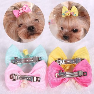 Haarschmuck, Schönheitsbedarf, Welpen, Haustier, Hund, Haarspange, Haarspangen, Schleife, Haarnadeln, Schmetterlingsschleifen