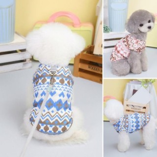 Haustierkleidung mit Schleppe, atmungsaktiv, feiner Ring, weich, Foto-Requisite, Verarbeitung, bequem, Polyester, geometrisch