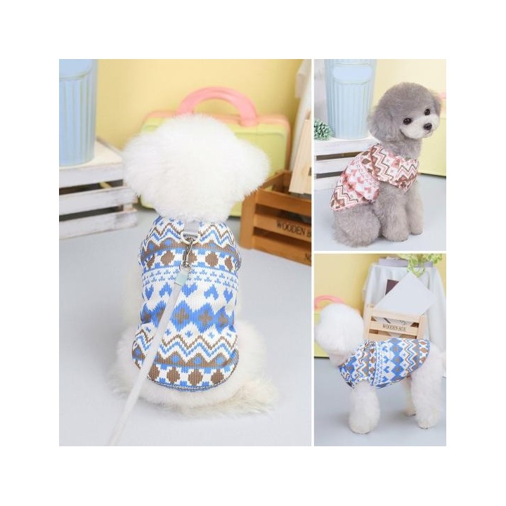 Haustierkleidung mit Schleppe, atmungsaktiv, feiner Ring, weich, Foto-Requisite, Verarbeitung, bequem, Polyester, geometrisch