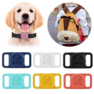 1-10 STK Für Airtag-Hülle Für Air Tag-Halter Wasserdicht Für AirTag Hundehalsbandhalter Haustierhalsbandhülle Silikon für 0,6