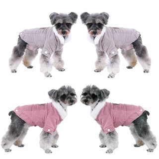 Hundekleidung Winterjacke für kleine mittelgroße Katzen Hunde Herbst Haustier Hundemantel warme Weste Welpenkleidung Yorkshir