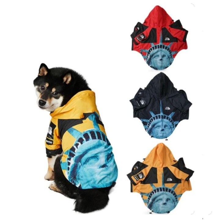 Polyester, winddicht, für Hunde, wasserdicht, für Hunde, Regenmantel, für große Hunde, Winter S gelb