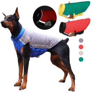 Große Hundekleidung, Jacke für Labrador-Hunde, warme Winterkleidung, reflektierende Welpen-Haustier-Outfit-Mäntel, Yorkie, Ch